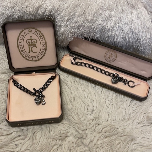 Juicy Couture Jewelry - Juicy Couture necklace and bracelet set